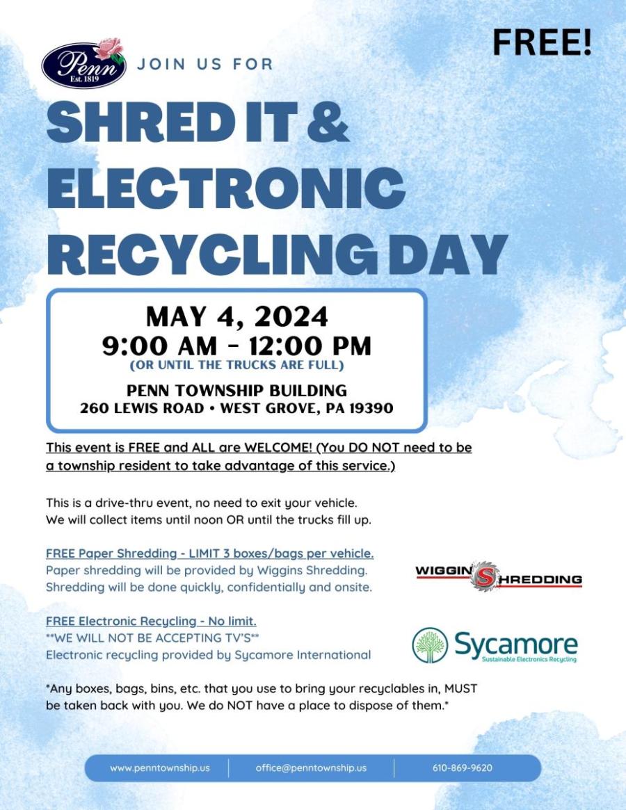 Shredding Event Info Flyer